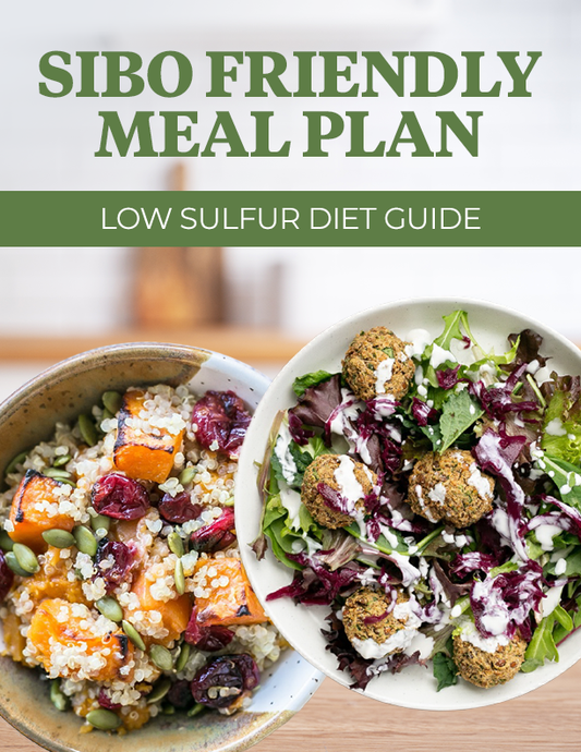 "SIBO-Friendly Meal Plan: Low-Sulfur Diet Guide" Digital download